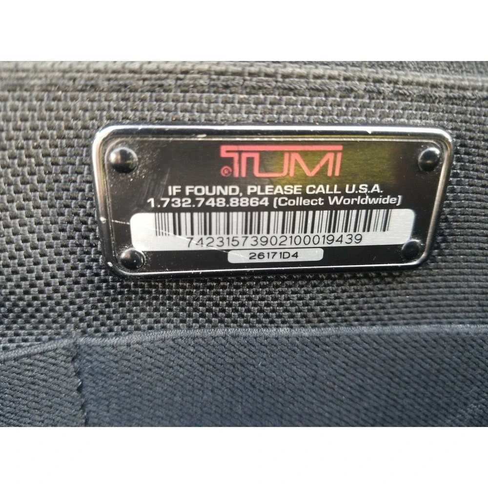 TUMI ALPHA 2 Expandable 26171D4 Nylon Laptop Briefcase - Read description